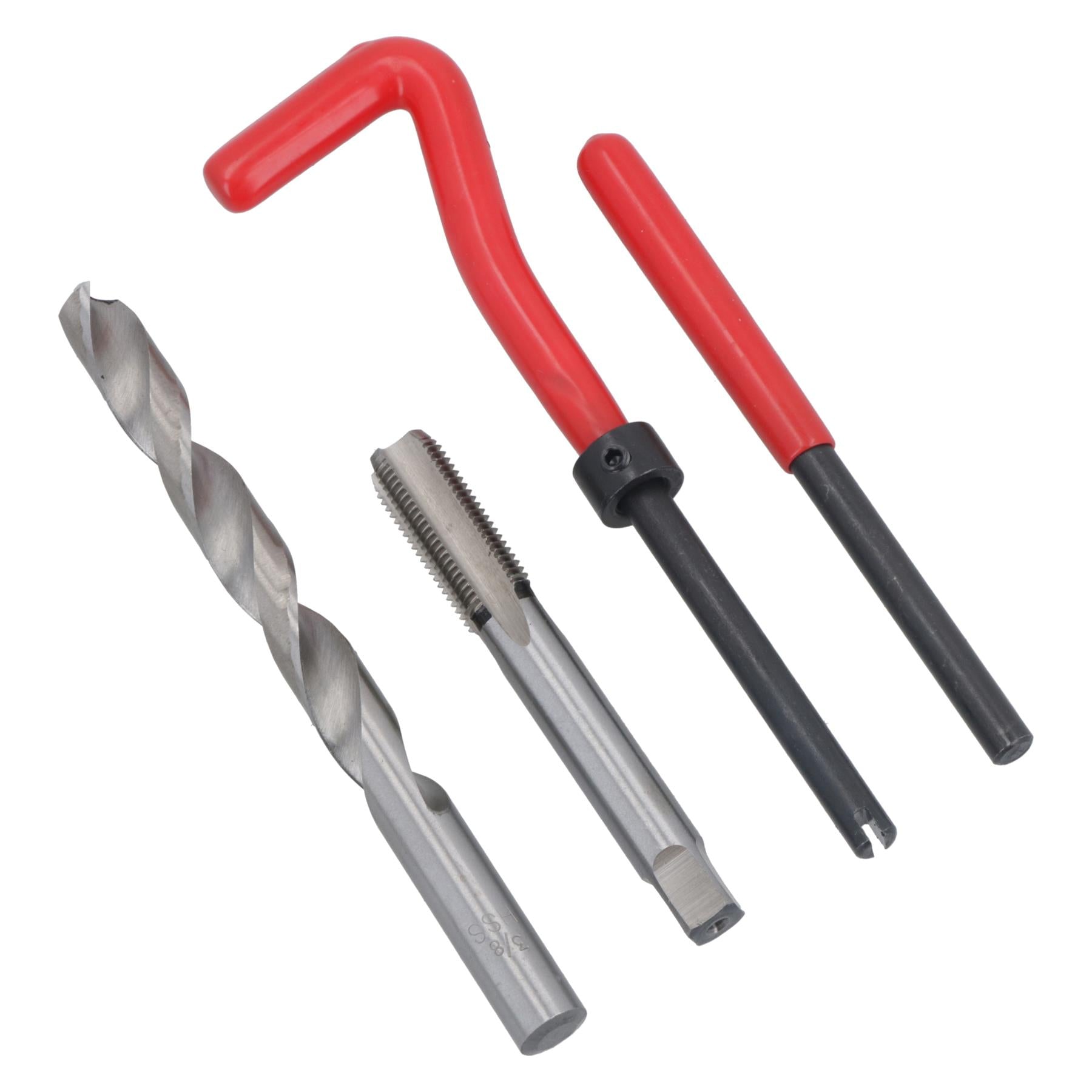 3/8” x 24 UNF Thread Repair Cutter Kit Helicoil Set for Damaged Threads 14pc