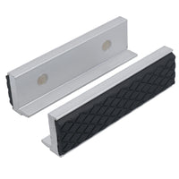 Magnetic Bench or Drill Vice Soft Jaws Engineers Rubber Grips 100mm (4") Sil118