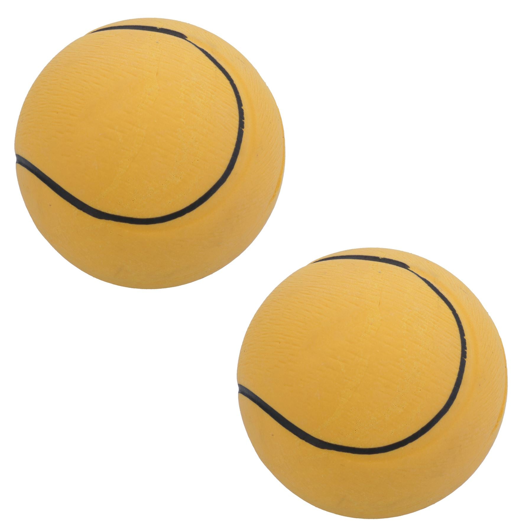 Balle de tennis rebondissante en caoutchouc pour chien Play Time, petite balle de sport, 6 cm, lot de 2