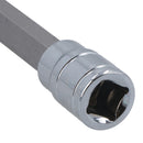 3/8 Zoll Antrieb, metrisch, extra lang, Inbusschlüssel, Kugelkopf-Steckschlüsseleinsätze, 3–10 mm, 8 Stück