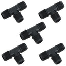 Polypropylene PP 1/2in BSP Male Threaded 90° Tee Piece Equal Tees