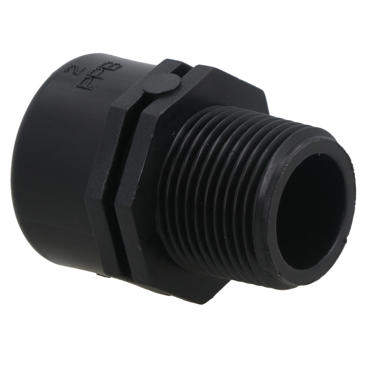 Polypropylene PP Threaded Reducing Socket Male – Female 3/4in – 1/2in BSP