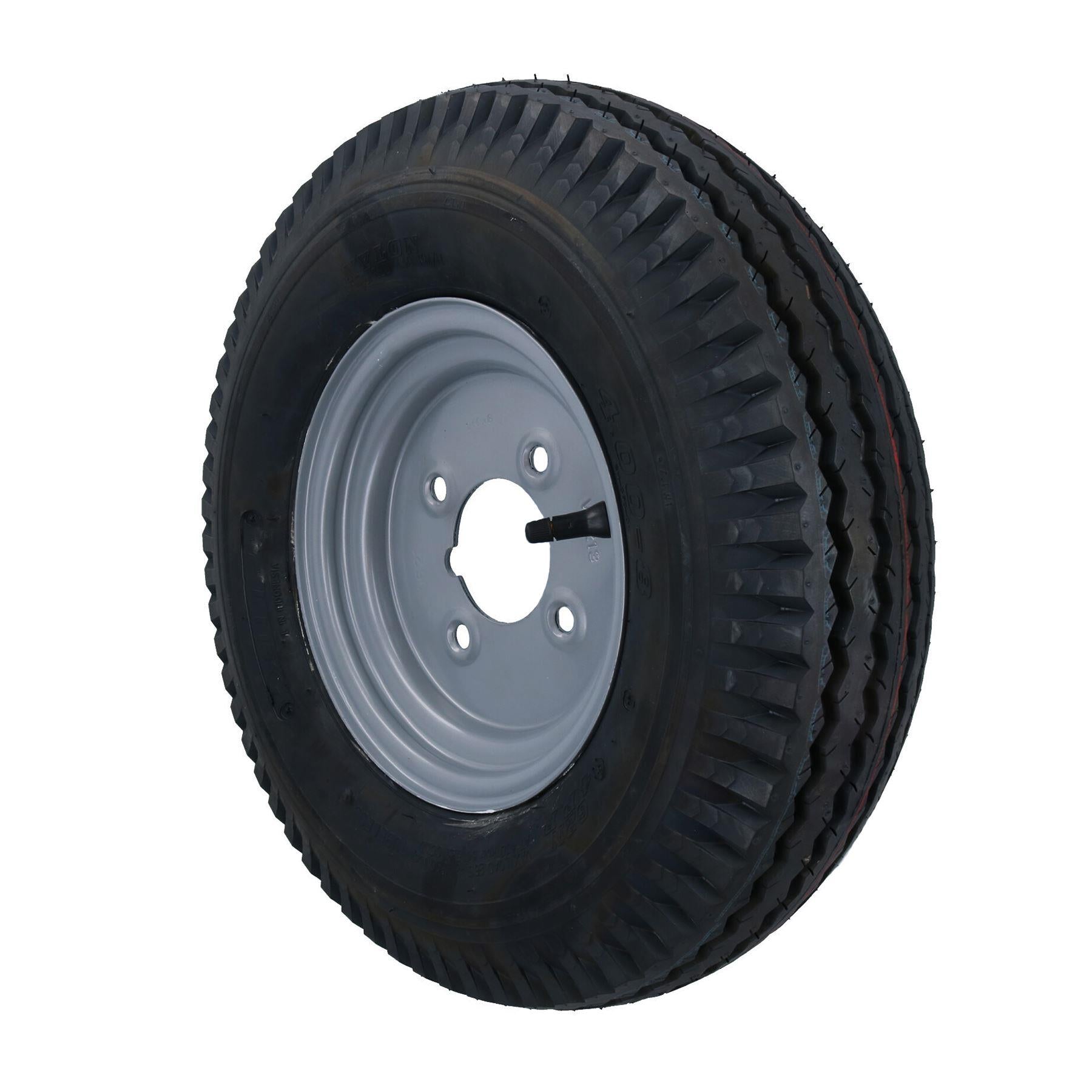 500 kg Anhänger Aufhängung Einheiten Nabenlager 4"PCD 4 Bolzen Rad Reifen 400x8" 4PLY