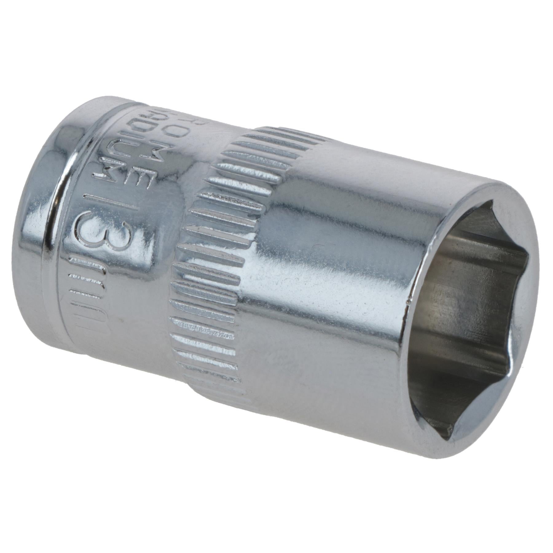 13mm 3/8" Drive Shallow Metric Socket Single Hex / 6 sided Bergen