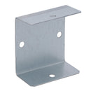 Fence Panel Clip 44mm or 50mm Galvanised Steel Bracket Holder Trellis Post Support