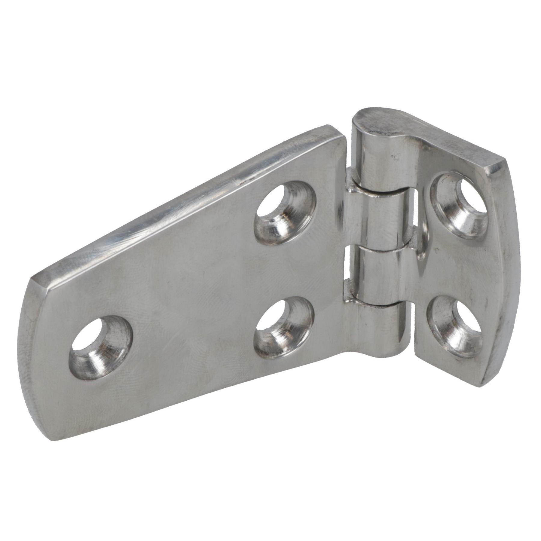 Polished Door Hinge Stainless Steel 76mm x 38mm 316 Long Marine Cabin Hatch