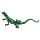 Green Gecko Lizard Resin Wall Shed Sculpture Statue Ornament House Full Set