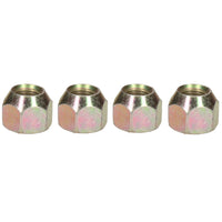 Pack of 4 3/8" UNF Conical Wheel Nuts Nut For Trailer Suspension Hubs Trailers