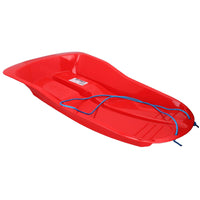 4 PACK Plastic Outdoor Snow Sledge Toboggan Sleigh Bobsled Bobsleigh