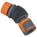 Adjustable Angle Hose Connector Quick Release For 1/2in Garden Hose Watering