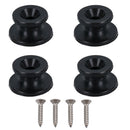 OEM Schwarz Boot Abdeckung Sprayhood Knopf Tie Down Haken Edelstahl Schrauben