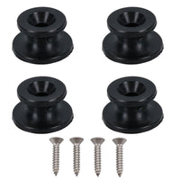OEM Schwarz Boot Abdeckung Sprayhood Knopf Tie Down Haken Edelstahl Schrauben