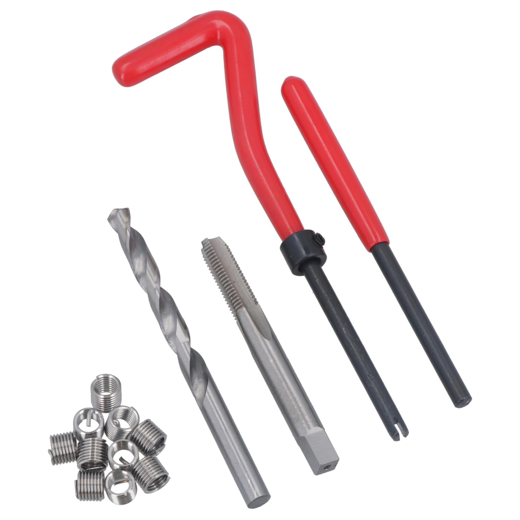 1/4” x 26 BSF Thread Repair Cutter Kit Helicoil Set for Damaged Threads 14pc