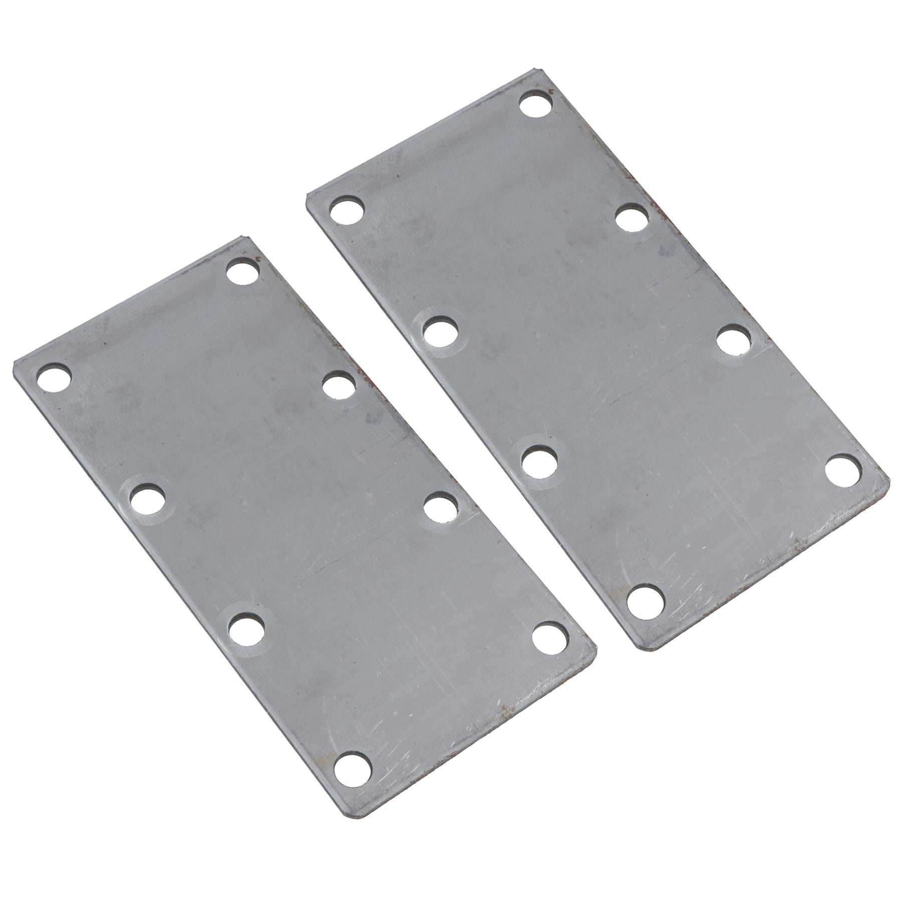 750KG Mounting Plate (Pair) 8 Hole Suspension Unit Welding Weld On Plate