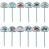 Vegetable Signs Markers Labels Cast Iron Plant Plaque Garden Yard Allotment