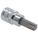 T50 Male Torx Bit Star Socket 3/8" Drive Standard Internal Chrome Vanadium Steel