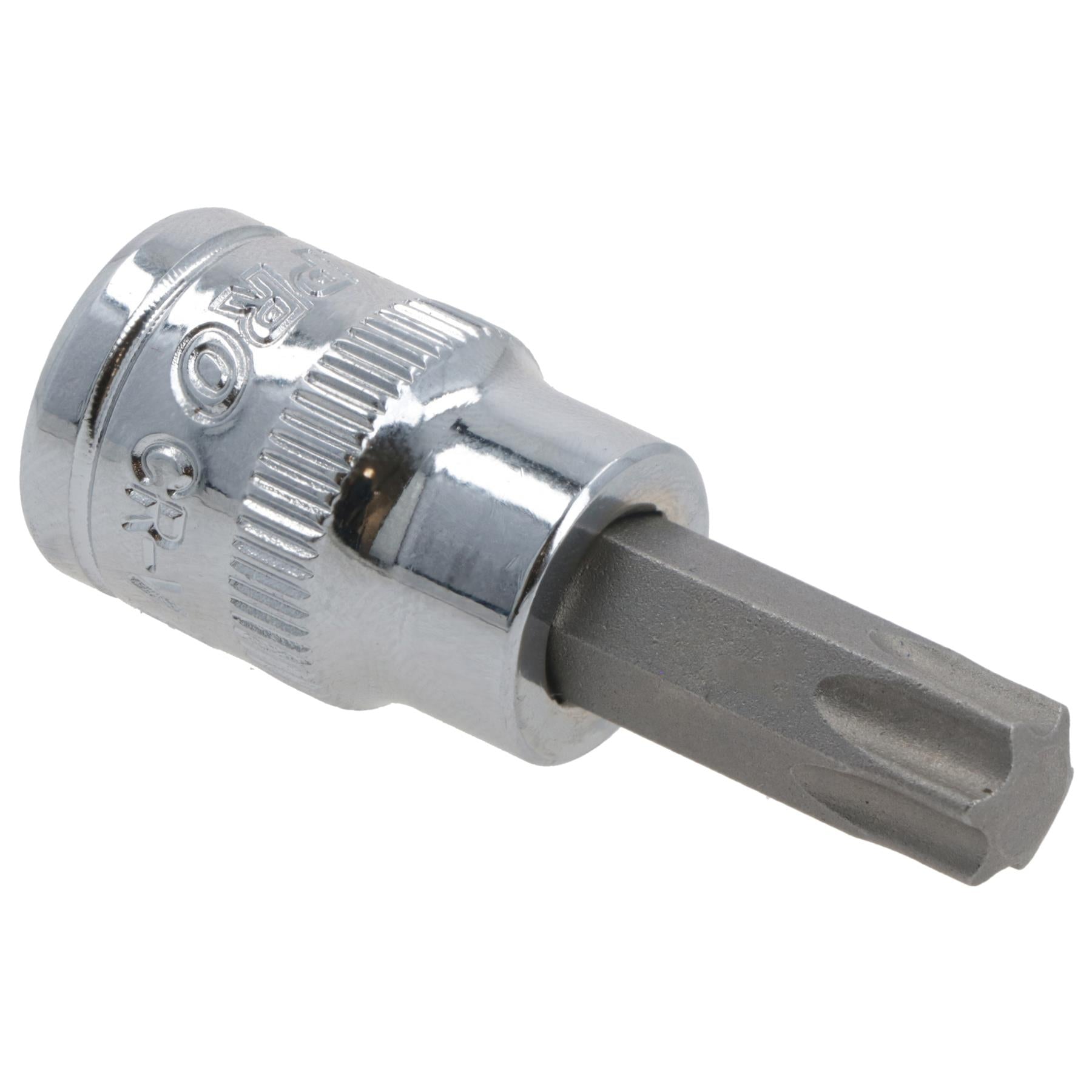 T50 Male Torx Bit Star Socket 3/8" Drive Standard Internal Chrome Vanadium Steel