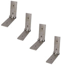 Long Weld-on Butt Hinge Heavy Duty with Bushes 240x50mm Industrial Quality