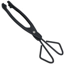 Fire Side Log Coal Wood Tongs Grabber Mover Fireplace Fire Pit Scissor Action