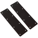 Large Internal Sleeper Straight Support Plate 100mm x 350mm Powder Coated