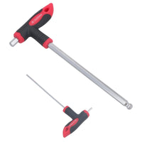 Jeu de 8 clés Allen métriques MM hexagonales avec poignée en T et embouts sphériques de 2 à 10 mm