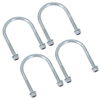 M8 Round Bend U Bolt 60mm x 90mm Width x Length Pipe Clamp Fixing