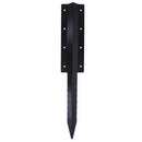 Garden Double Sleeper Straight Support Spike Stake Powder Coated 670mm
