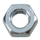 M6 x 1.0mm Hex Full Nut Fastener Hexagonal Metric Nuts Grade 8 Zinc Plated