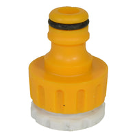 Adaptateur de robinet BSP 3/4" avec adaptateur d'insertion blanc Tuyaux BSP 1/2" Eau de jardin