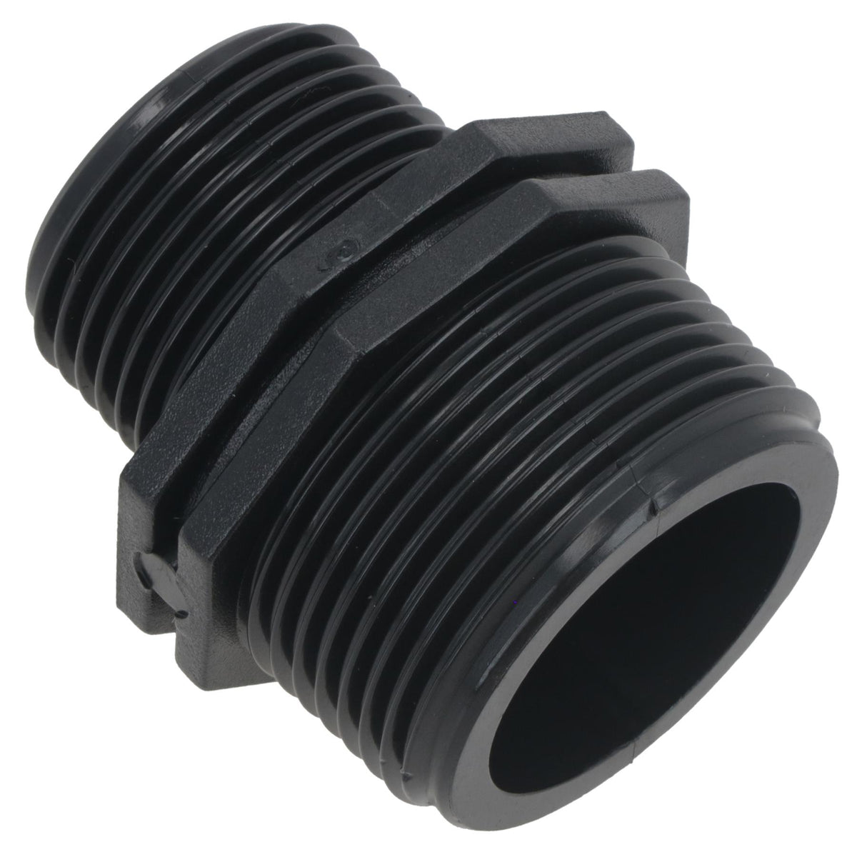 Polypropylene PP Male Threaded Pipe Reducing Nipple 1-1/4in x 1in BSP