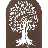 Arbre Art Mural Silhouette En Métal Jardin Maison Clôture Décoration Maison Rustique Chêne