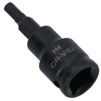 3mm - 10mm x 45mm 3/8in. Drive Short Impact Impacted Allen Hex Key Socket