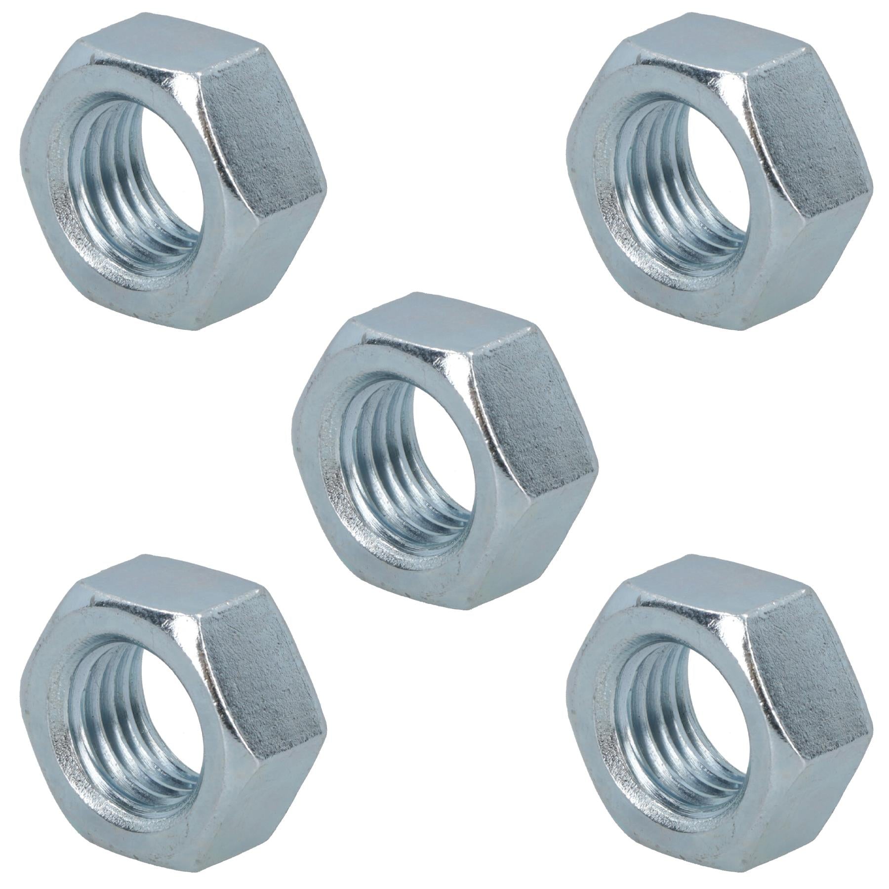 16mm M16 x 2.0mm High Tensile Tow Bar Ball Nuts Zinc Plated Steel Nut Fastener