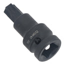 Douille mâle courte à impact Torx / étoile T55 x 53 mm 1/2" par Bergen