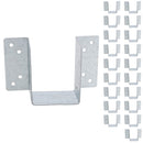 Mini Timber Wood Joist Hanger 50mm Decking Loft Galvanised Beam Holder