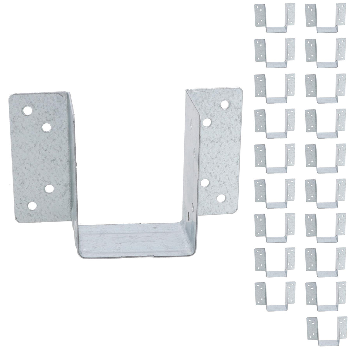 Mini Timber Wood Joist Hanger 50mm Decking Loft Galvanised Beam Holder