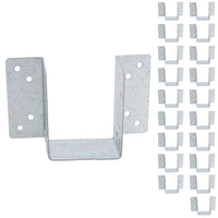 Mini Timber Wood Joist Hanger 50mm Decking Loft Galvanised Beam Holder