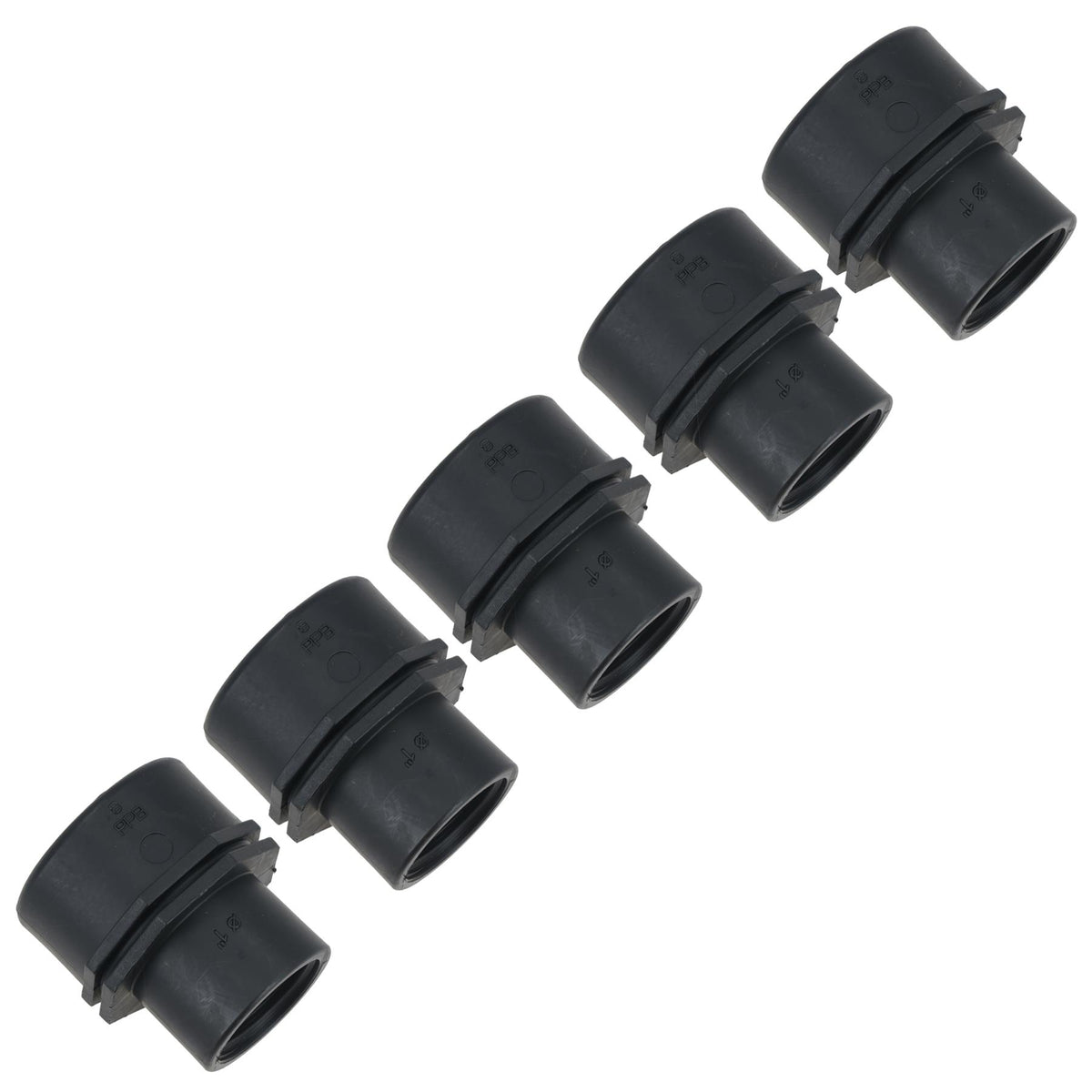 Polypropylene PP Female Threaded Pipe Reducing Socket 1-1/4in – 1in BSP