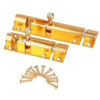 2" & 3" Brass Door Bolt Security Shed Bathroom Door Slide Dead Lock Catch Latch