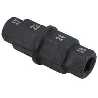 Motorrad/Fahrrad Vorderrad Spindel Adapter Werkzeug Sechskantschlüssel 17, 19, 22 und 24mm