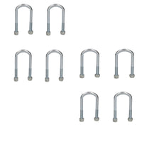 8 U Bolts And 4 Base Plate For Ifor Williams Trailers Twin Parabolic Leaf Springs