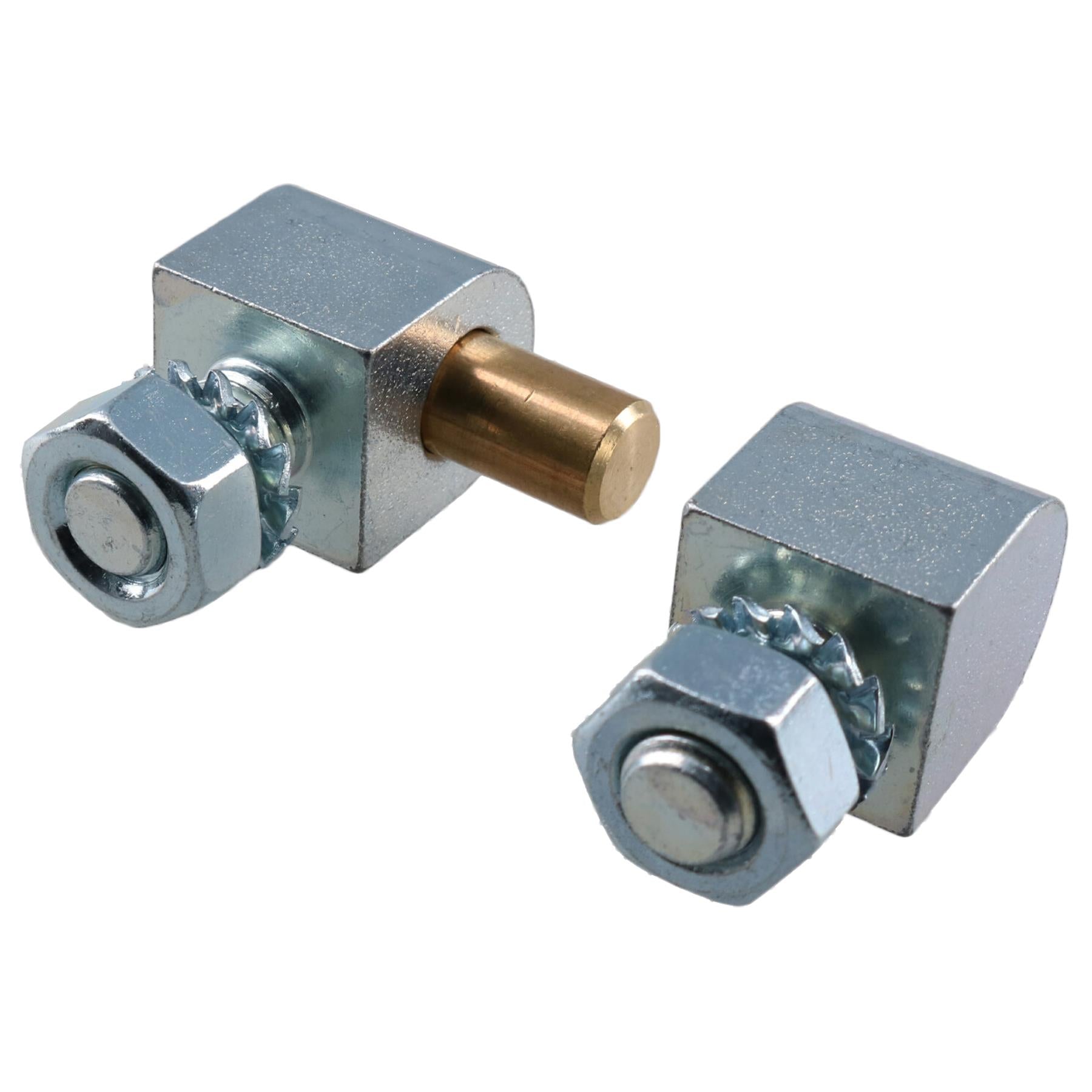 Lift Off Knuckle Hinge M8 Studs Brass Pin 16x30mm Heavy Duty Industrial