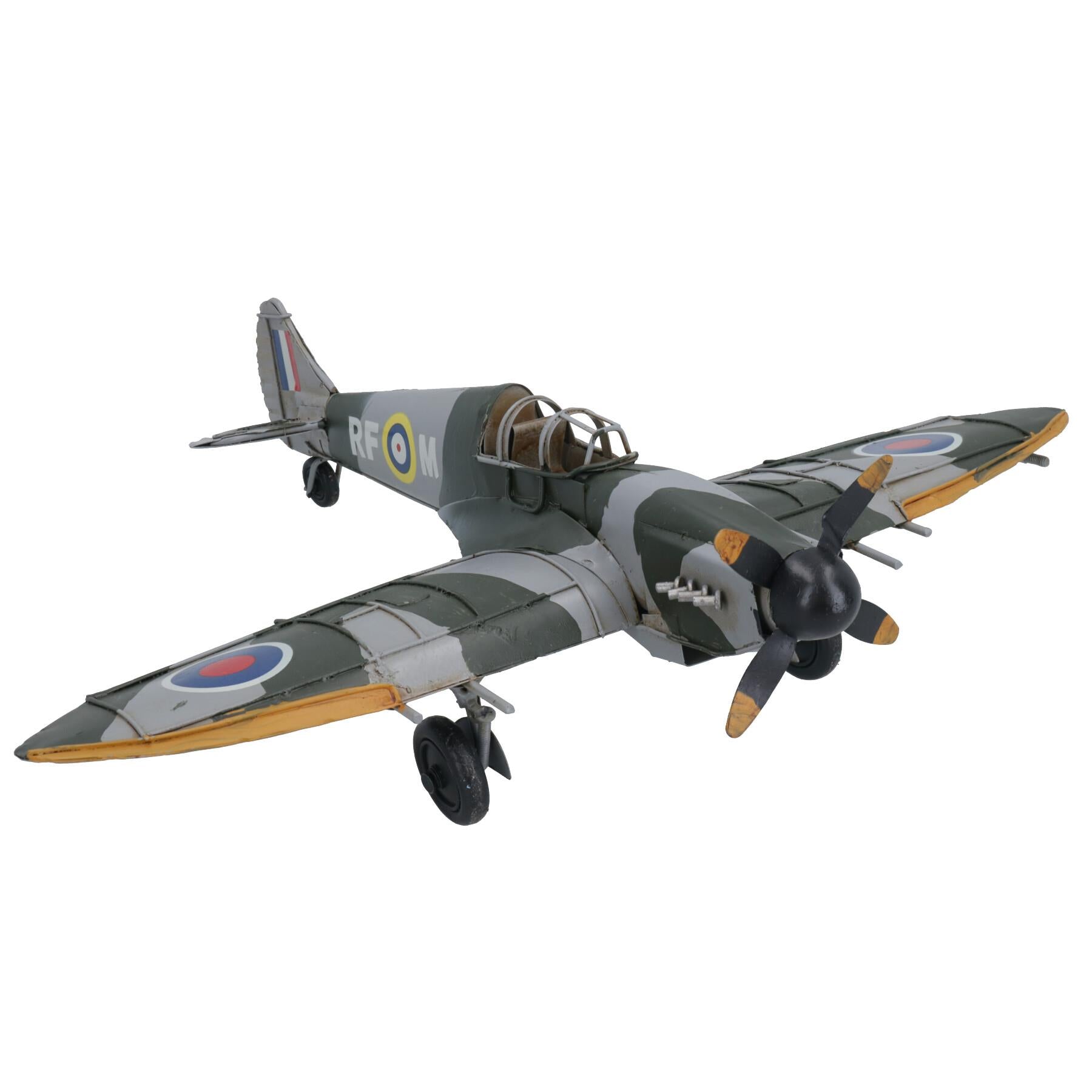 Quality Historical Metal Vintage Fighter Plane Metal Model Replica Ornament Gift