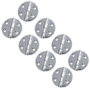 Polished Door Circular Hinge Stainless Steel 64mm diameter 316 Marine Cabin