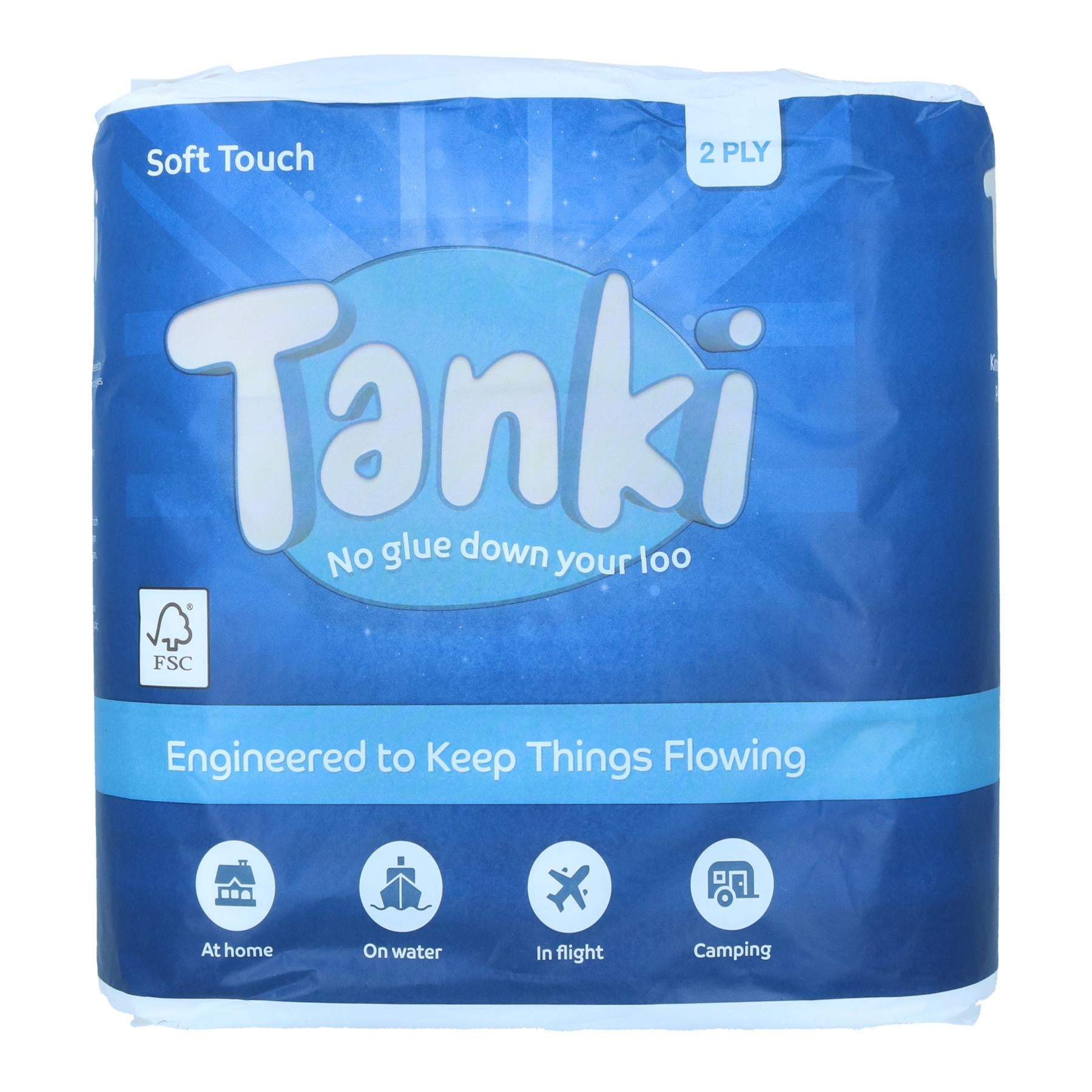 36 Roll No Glue Toilet Paper Loo Roll Caravan Boat Camping Chemical Septic Tank
