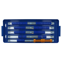 110pc Socket Set Rail / Rack Tray Clips Tool Box Storage 1/4 / 3/8" and 1/2"