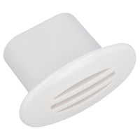 Marine Boat Horn Concealed Compact Electric 12v Flush Fit 107db White Yacht