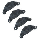 Furniture Door Pull Handle Cast Iron Cupboard Drawer Chest Shell Cup Clam