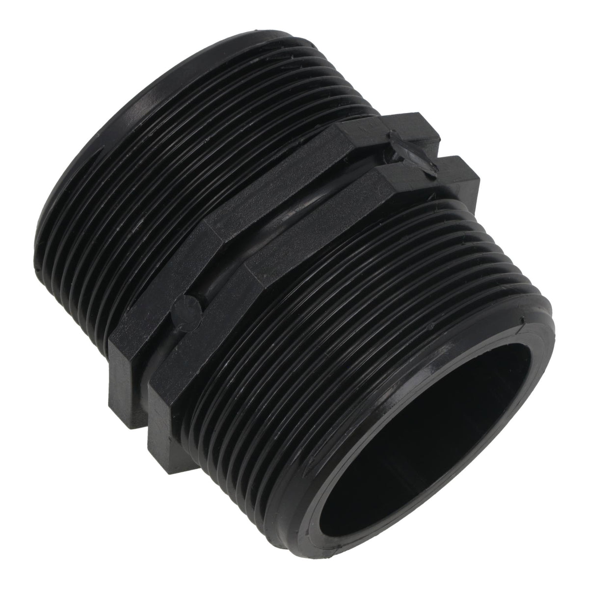 Polypropylene PP Male Nipple Thread Pipe Fitting Sockets 2in – 2in BSP
