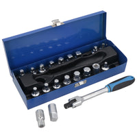 3/8 Zoll Antriebsablassschraubenschlüssel-Satz für Ölwechsel, Getriebeölwannen, Motorreparatur, 20-tlg.
